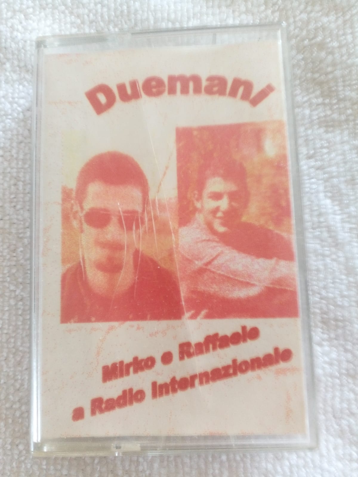 La vecchia musicassetta Duemani, Mirko e Raffaele a Radio Internazionale